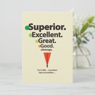 Superior, Exzellent, tolle Spots Einladung