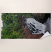 Superior Falls Beach Handtuch (Vorderseite)