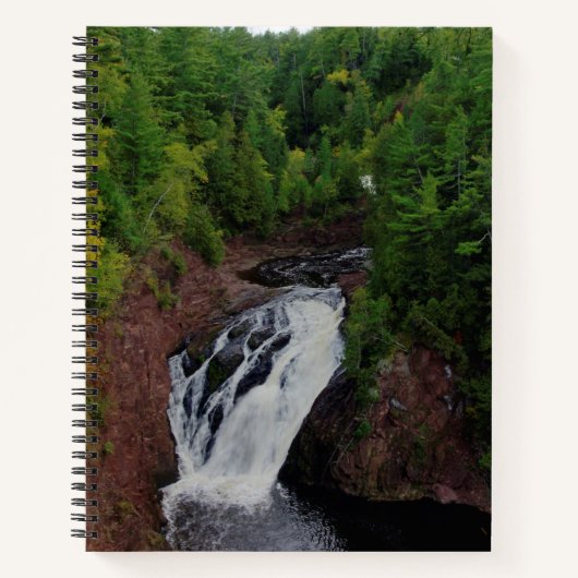 Superior Falls Notebook Notizblock (Vorderseite)