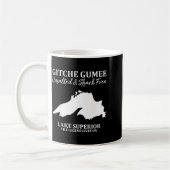 Superior, Great Lake, Gitche Gumee Apparel Lakes  Kaffeetasse (Links)