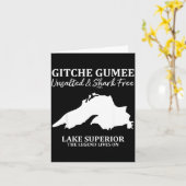 Superior, Great Lake, Gitche Gumee Apparel Lakes Karte (Gelbe Blume)