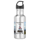 Superior Point Lichtflasche Edelstahlflasche (Vorderseite)