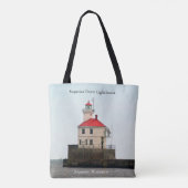 Superior Point Lighthouse auf der ganzen Tasche (Rückseite)