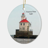 Superior Point Lighthouse Ornament (Links)