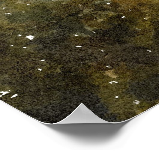 Superior Schöne Abstrakte Wasserfarbe Poster (Ecke)