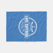 Superior-See, Sonderstadt, Name, Anker, Paddel Fleecedecke (Vorderseite (Horizontal))