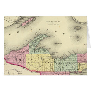 Superior-See und der nördliche Teil von Michigan