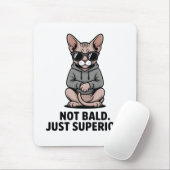 Superior Sphynx Cat Attitude Illustration Mousepad (Mit Mouse)
