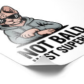 Superior Sphynx Cat Sarcastic Attitude Art Fotodruck (Ecke)