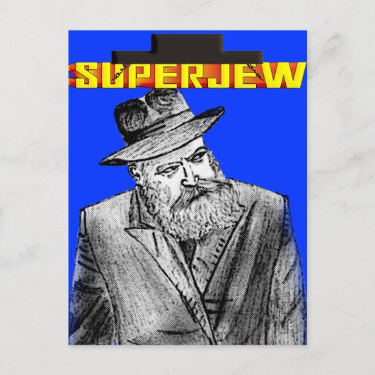 SuperJew Postkarte (Vorderseite)