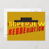SuperJew Postkarte (Vorne/Hinten)