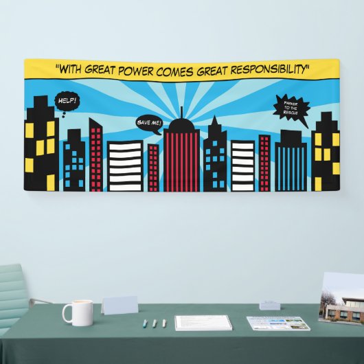 Superjunge Banner (Messe)