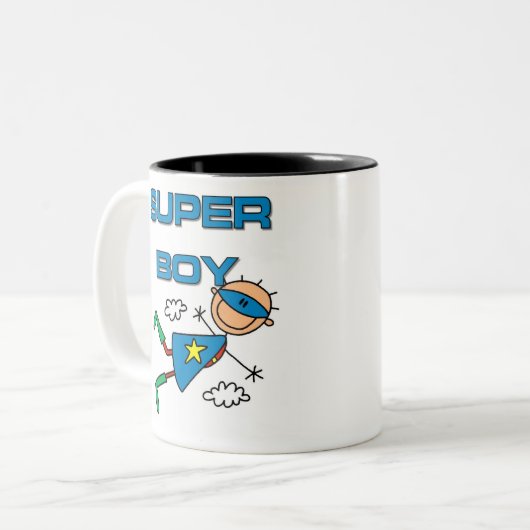 Superjunge Zweifarbige Tasse (Vorderseite Links)