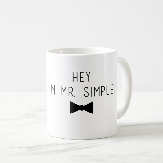 SuperjuniorTasse "Herr-Simple" Kaffeetasse (VorderseiteRechts)