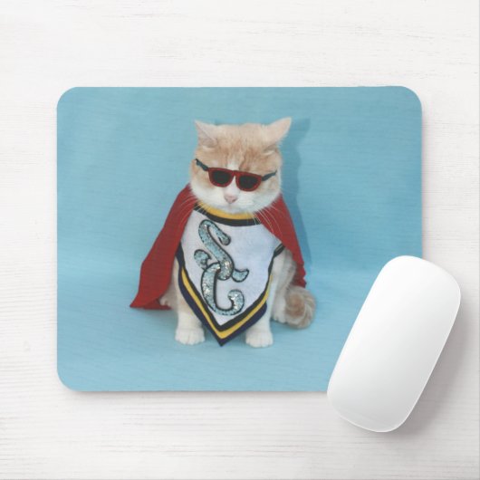 Superkatze Mousepad (Mit Mouse)