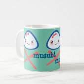 SuperKawaii Musubi Mord-Tasse Kaffeetasse (Vorderseite Links)