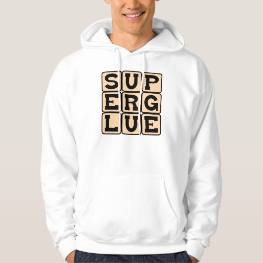 Superkleber, Wonder-Adhesive Hoodie (Vorderseite)