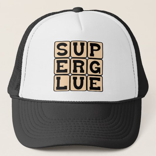 Superkleber, Wonder-Adhesive Truckerkappe (Vorderseite)