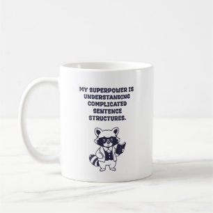 Superkraft Komplexe Satzstrukturen Grammatik Kaffeetasse
