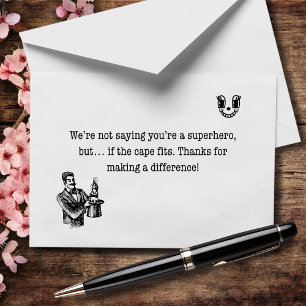 Superkräfte nicht erforderlich, aber geschätzt dankeskarte