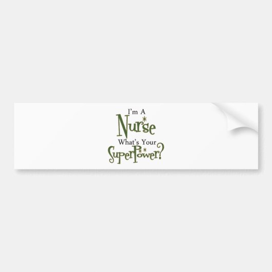 Superkrankenschwester Autoaufkleber (Vorne)