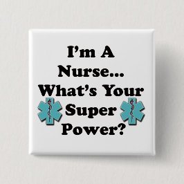 Superkrankenschwester Button