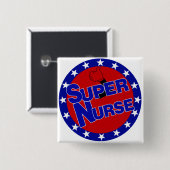 SUPERkrankenschwester-DAUMEN-OBEN - ERMUTIGUNG Button (Vorne & Hinten)