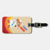 Superkrankenschwester-Gepäckanhänger Gepäckanhänger (Vorderseite horizontal)