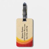 Superkrankenschwester-Gepäckanhänger Gepäckanhänger (Rückseite vertikal)