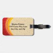 Superkrankenschwester-Gepäckanhänger Gepäckanhänger (Rückseite horizontal)