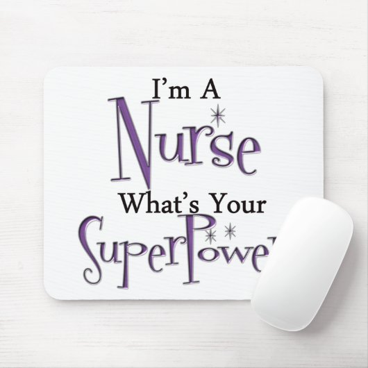 Superkrankenschwester Mousepad (Mit Mouse)