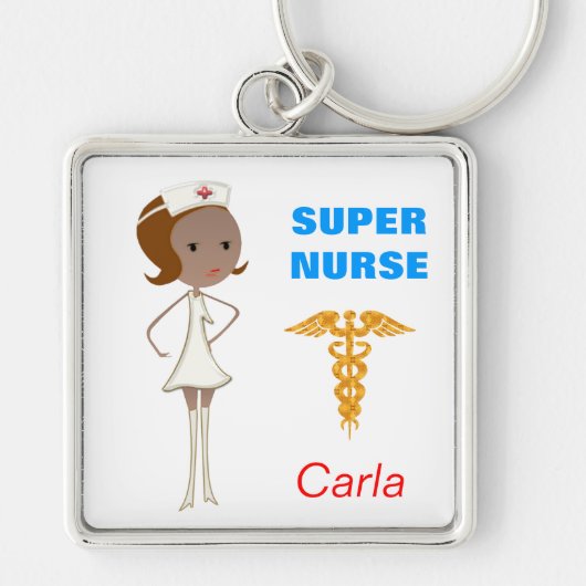 Superkrankenschwester-Schlüsselanhänger Schlüsselanhänger (Vorne)
