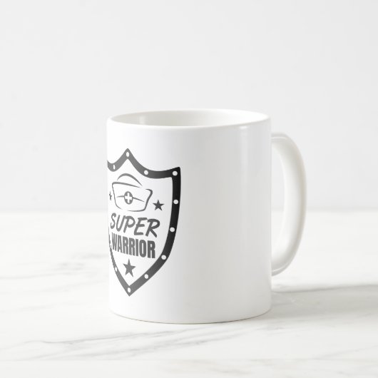 Superkrieger Kaffeetasse (VorderseiteRechts)