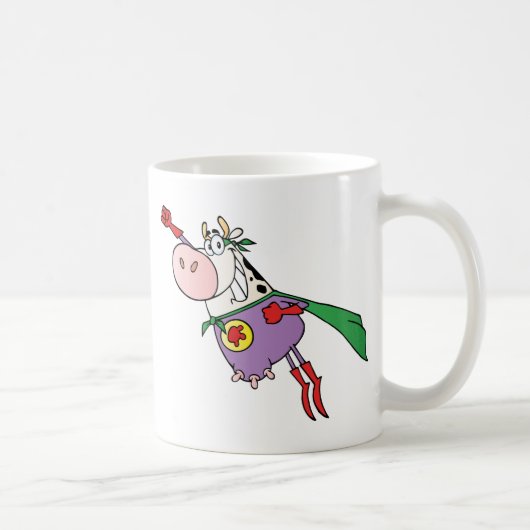 Superkuh-Cartoon-Charakter Kaffeetasse (Rechts)