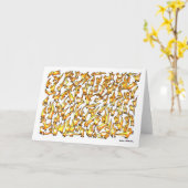 Superlambanana Blank-Grußkarte Karte (Gelbe Blume)