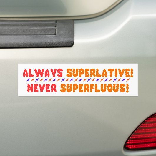 Superlative Autoaufkleber (Auf Auto)