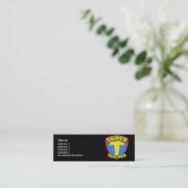 Superlehrer-dünne Visitenkarten Mini Visitenkarte (Stehend Vorderseite)