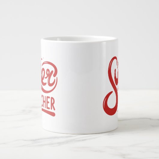 Superlehrer Jumbo-Tasse (Vorderseite)