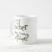 Superlehrer Kaffeetasse (Vorderseite Links)