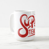 Superlehrer Kaffeetasse (Vorderseite Links)