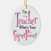 Superlehrer Keramik Ornament (Rechts)