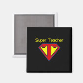 Superlehrer Superheld Lustiger Lehrer Magnet (Vorderseite/Rückseite)