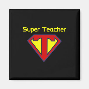 Superlehrer Superheld Lustiger Lehrer  Magnet