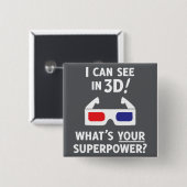 Supermacht 3D Button (Vorne & Hinten)