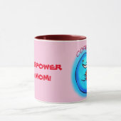 Supermacht für Mama Tasse (Zentrum)