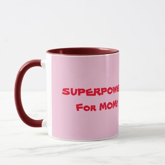 Supermacht für Mama Tasse (Links)