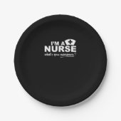 Supermachtanzeiger Pappteller (Vorderseite)