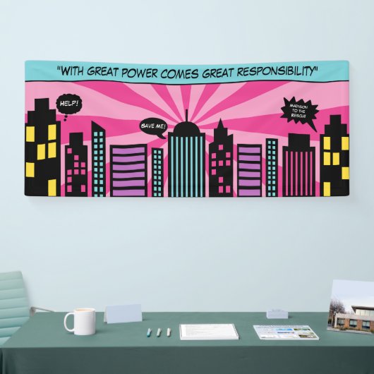 Supermädchen Banner (Messe)