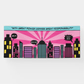 Supermädchen Banner (Horizontal)