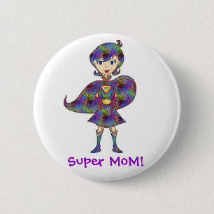 SuperMama! Button